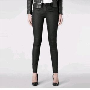 All Saints SpitalFields Verne Ashby Black Skinny Jeans Pants Sz 31